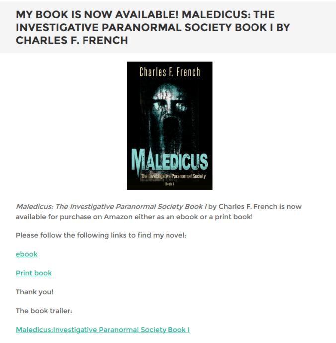 Image: Charles French wordpress blog